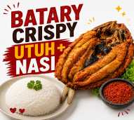 Batari Crispy Utuh + Nasi